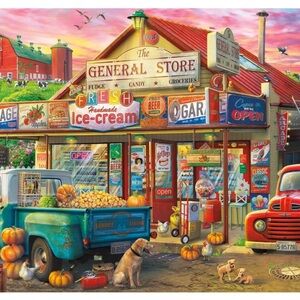 (2) 500 Piece Jigsaw Puzzles